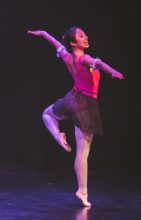 Image of Victoria Chang during a ballet performance.