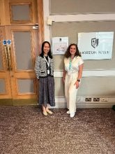 A picture of 2024-25 UKFPO Fellows Dasha Ibrahim and Jie Fei Lau