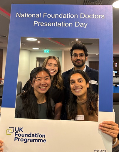 Image of foundation doctors, using the NFDPD selfie frame