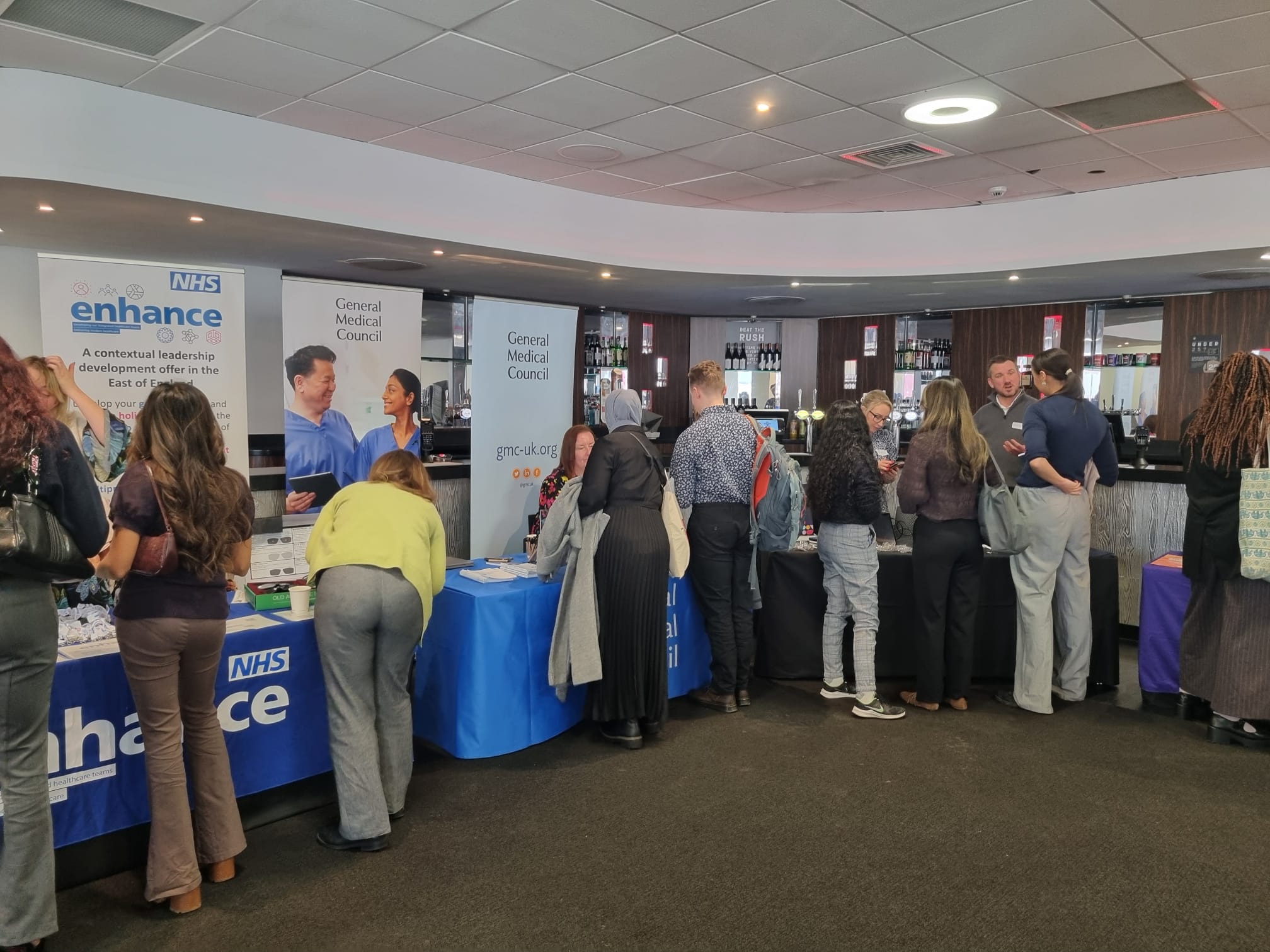 Image of trade stands in main hall